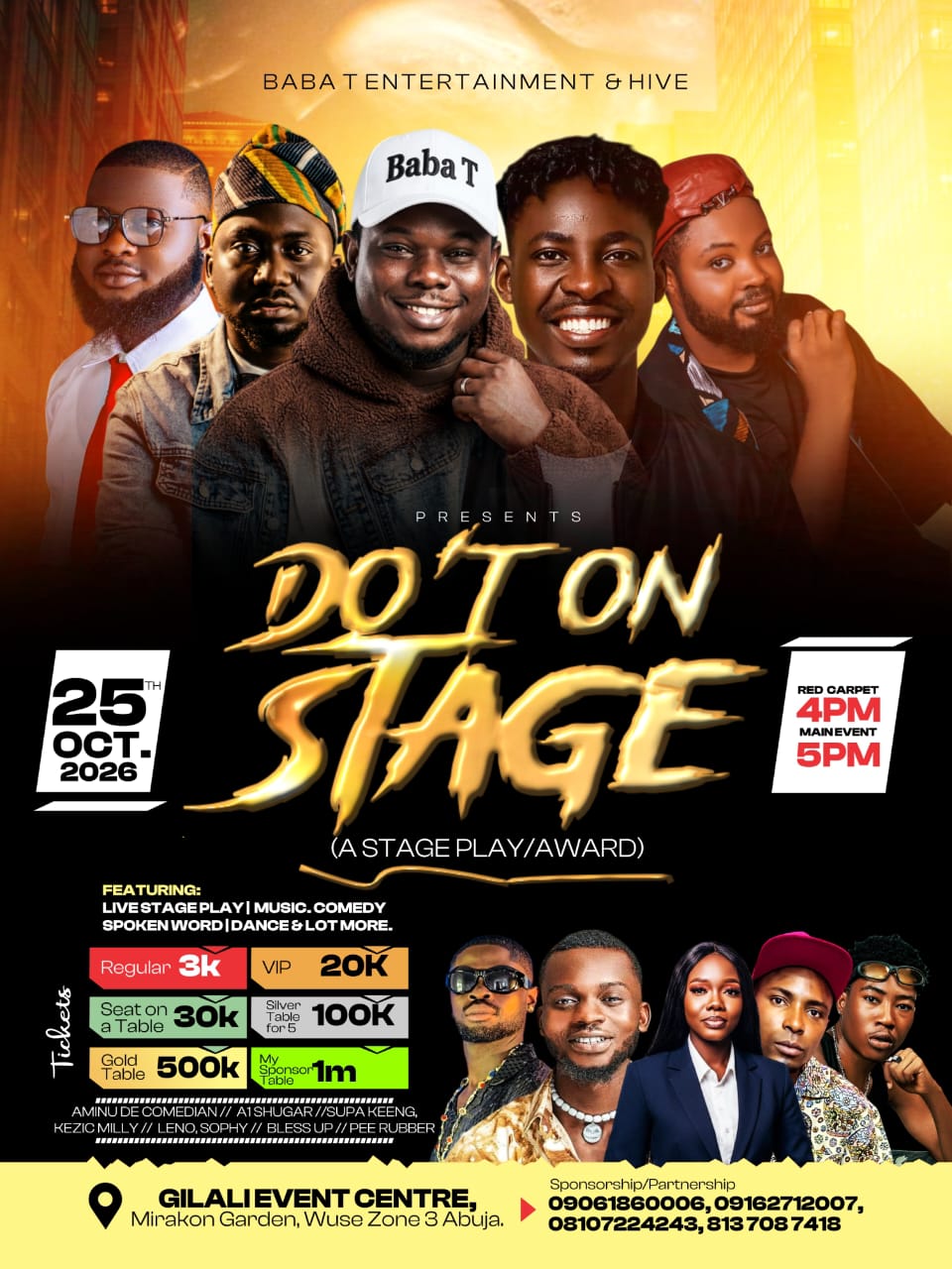 DOβT ON STAGE β A Night of Talent, Entertainment & Celebration